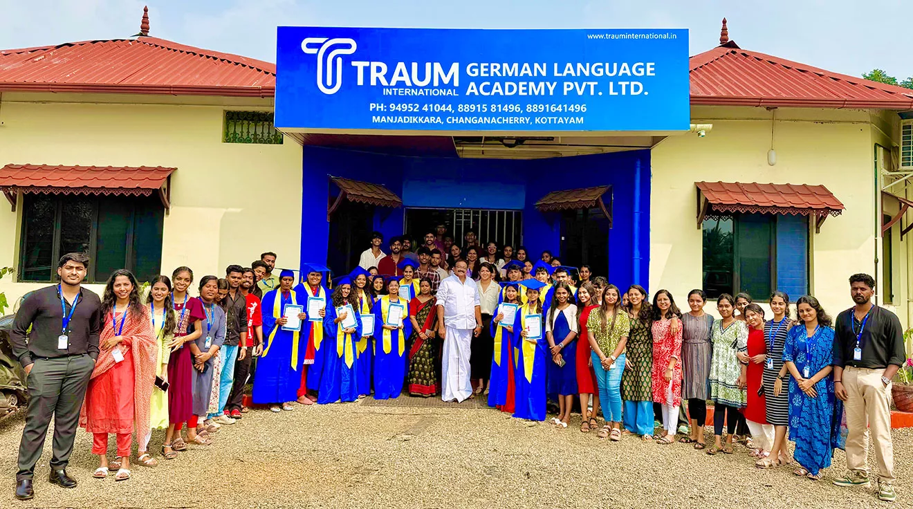 Traum German Language Academy Staff & Students Team - Changanacherry